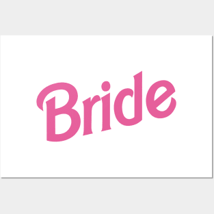 Bride Barbie logo Posters and Art